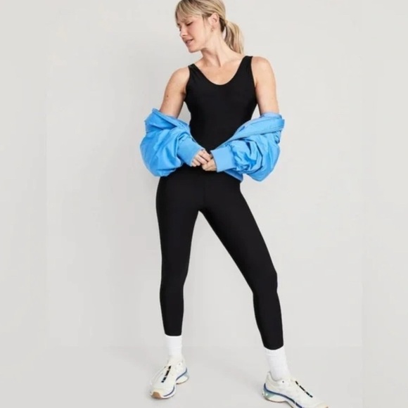 Old Navy Pants - Old Navy Black Powersoft 7/8 Jumpsuit